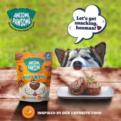 Awesome Pawsome Beefy Bites 85g - Wishbone Pet Foods NZ