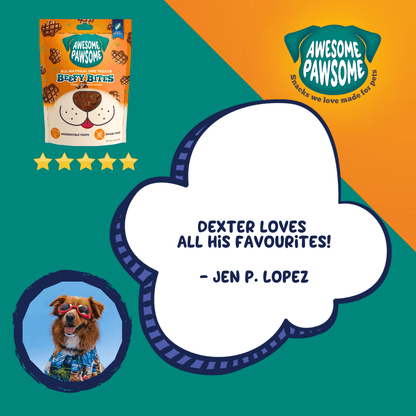Awesome Pawsome Beefy Bites 85g - Wishbone Pet Foods NZ