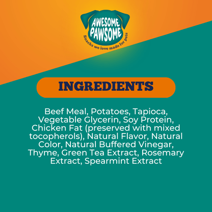 Awesome Pawsome Beefy Bites 85g - Wishbone Pet Foods NZ