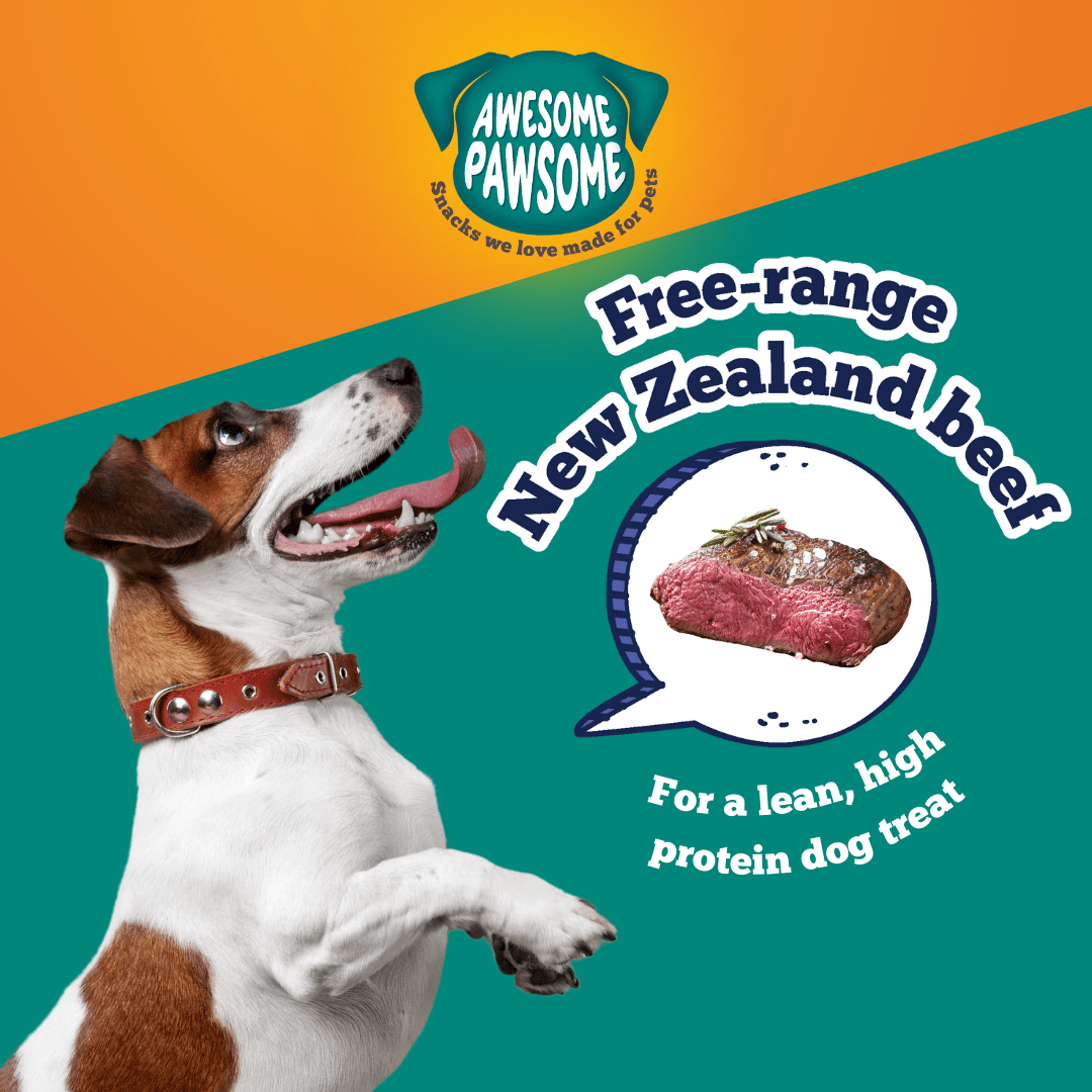 Awesome Pawsome Beefy Bites 85g - Wishbone Pet Foods NZ