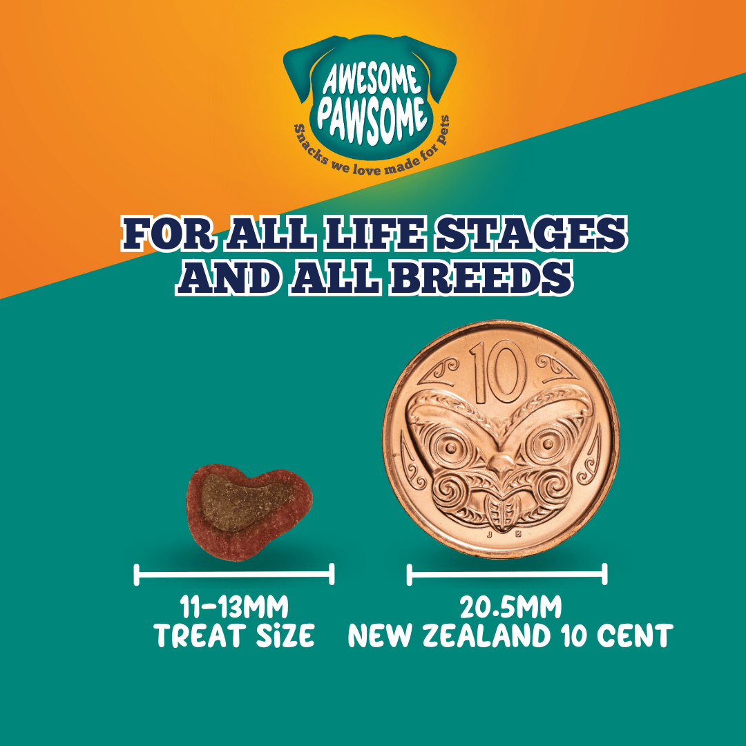 Awesome Pawsome Beefy Bites 85g - Wishbone Pet Foods NZ