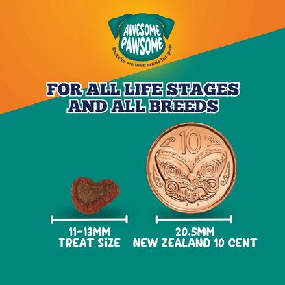 Awesome Pawsome Beefy Bites 85g - Wishbone Pet Foods NZ