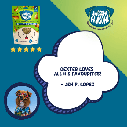 Awesome Pawsome Chicken Dumpling 85g - Wishbone Pet Foods NZ