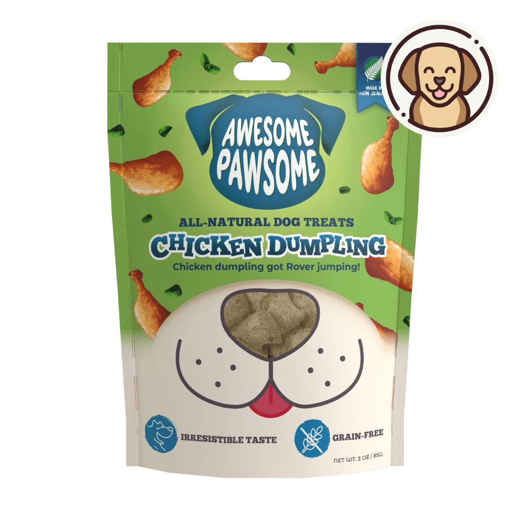 Awesome Pawsome Chicken Dumpling 85g - Wishbone Pet Foods NZ