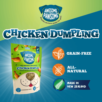 Awesome Pawsome Chicken Dumpling 85g - Wishbone Pet Foods NZ