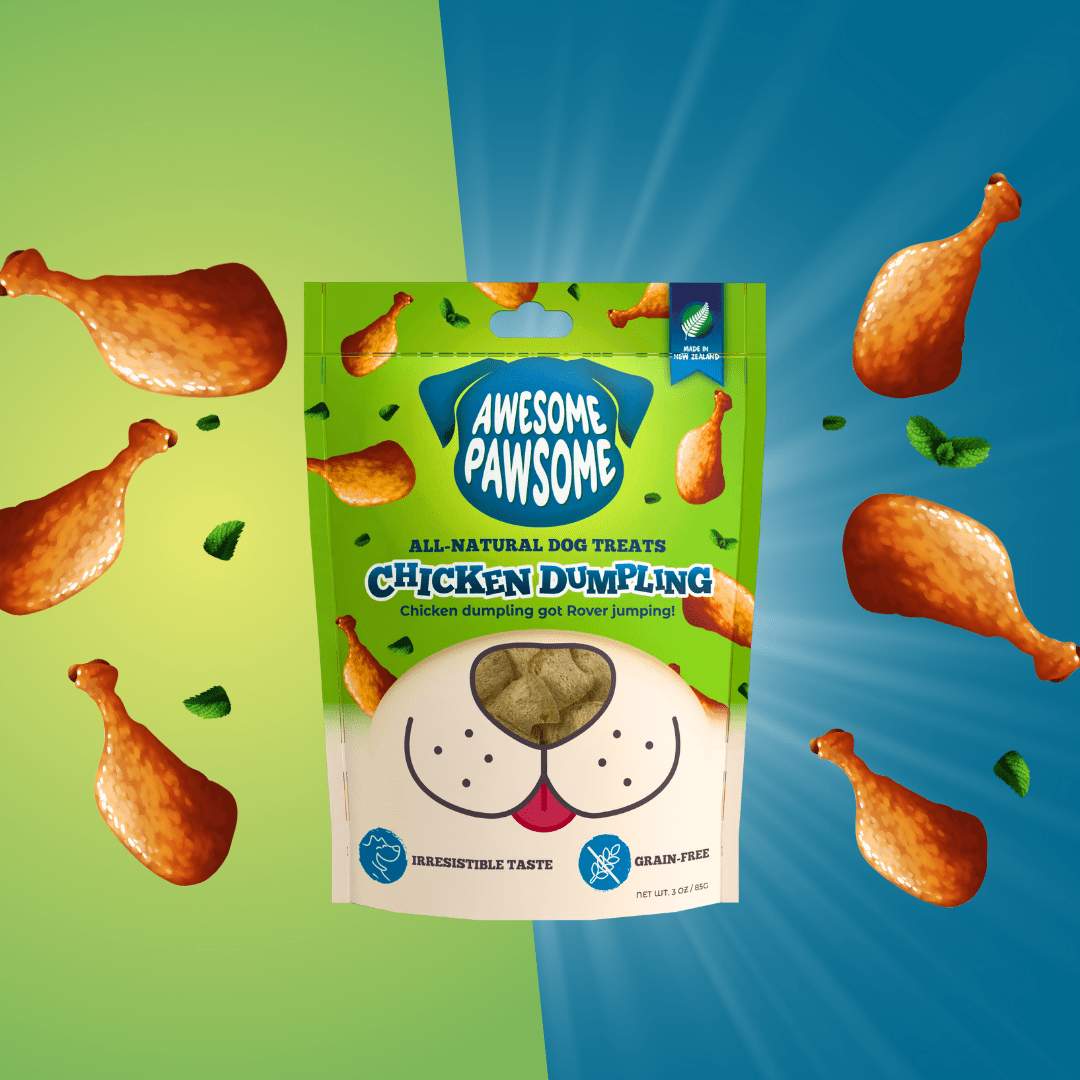 Awesome Pawsome Chicken Dumpling 85g - Wishbone Pet Foods NZ
