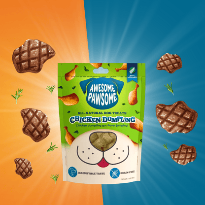 Awesome Pawsome Chicken Dumpling 85g - Wishbone Pet Foods NZ