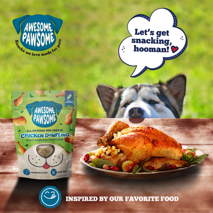 Awesome Pawsome Chicken Dumpling 85g - Wishbone Pet Foods NZ