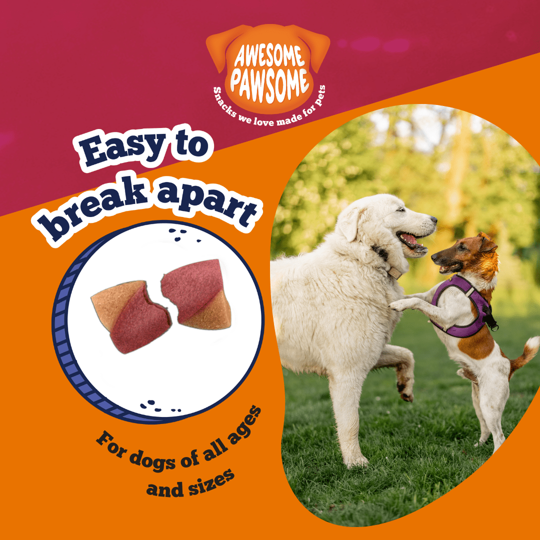 Awesome Pawsome Peanut Butter and Cranberry 85g - Wishbone Pet Foods NZ