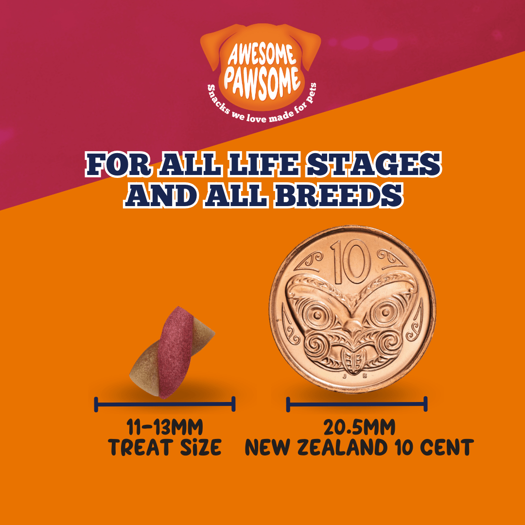 Awesome Pawsome Peanut Butter and Cranberry 85g - Wishbone Pet Foods NZ