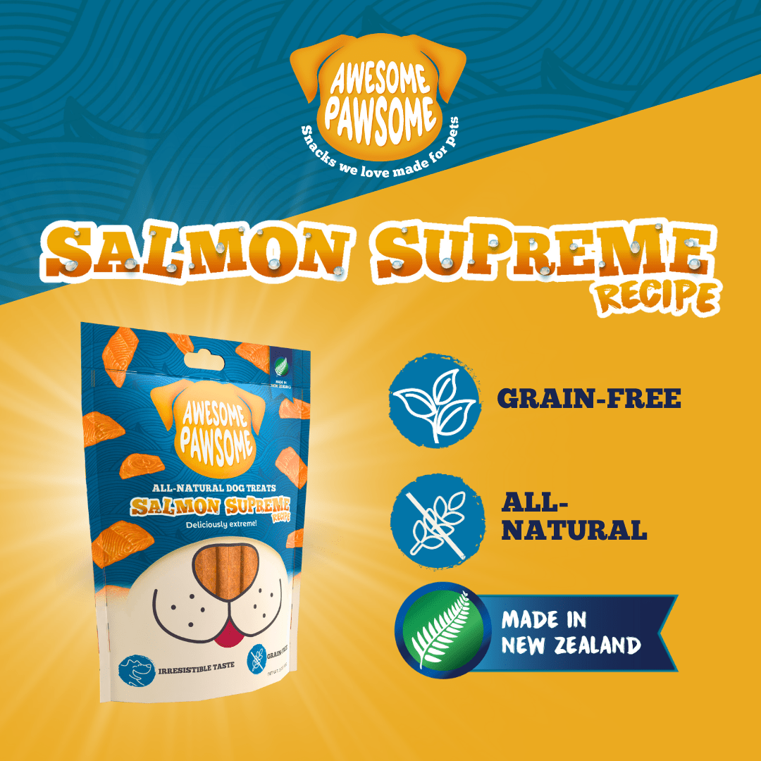 Awesome Pawsome Salmon Supreme 85g - Wishbone Pet Foods NZ