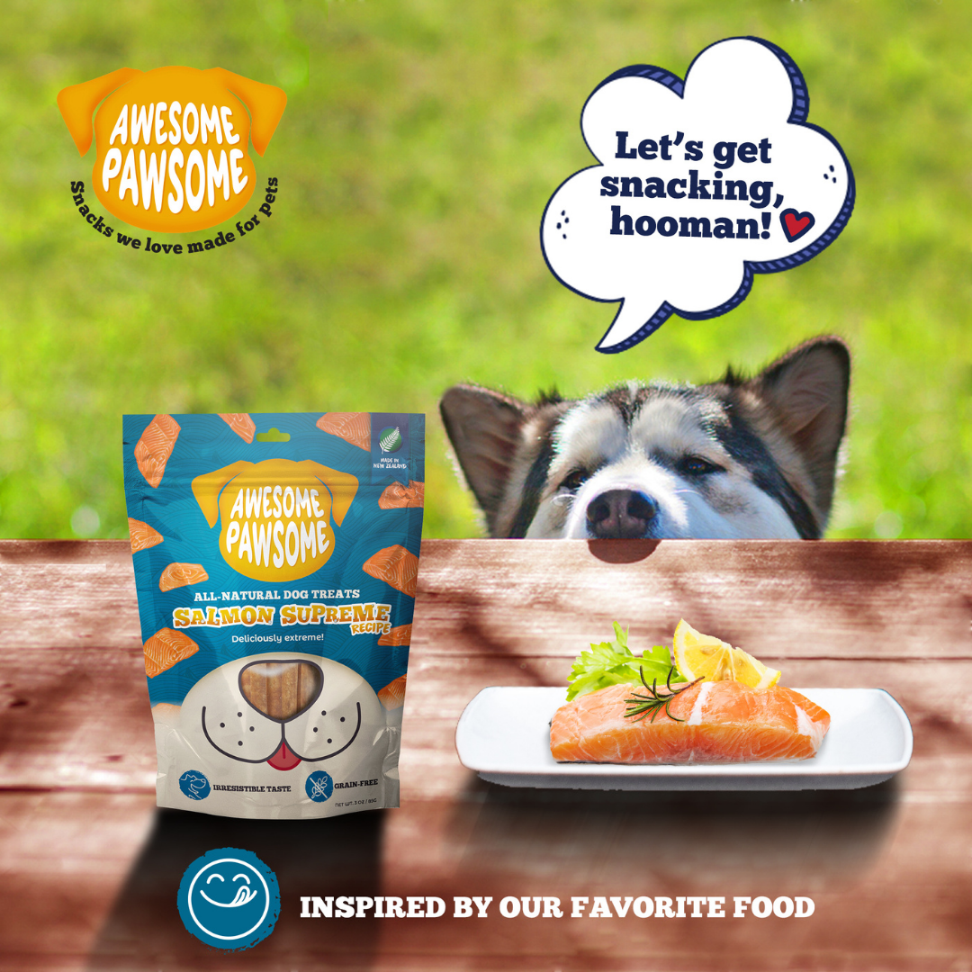 Awesome Pawsome Salmon Supreme 85g - Wishbone Pet Foods NZ