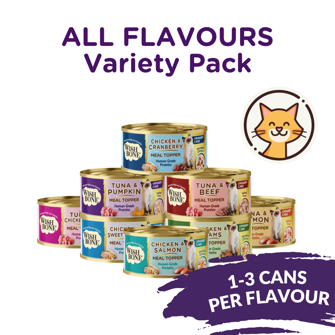 [Bundle Series] Mix Chicken & Tuna Urinary Care Topper in Cans 85g - Wishbone Pet Foods NZ