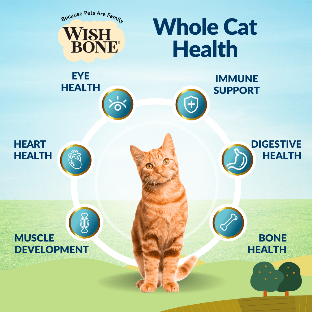Wishbone Roost dry cat food packaging