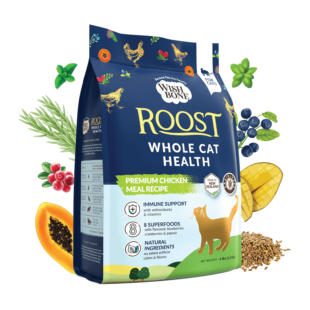 Premium chicken cat food made in New Zealand
