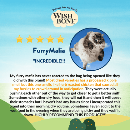 Chicken kibble for adult cats made in New Zealand