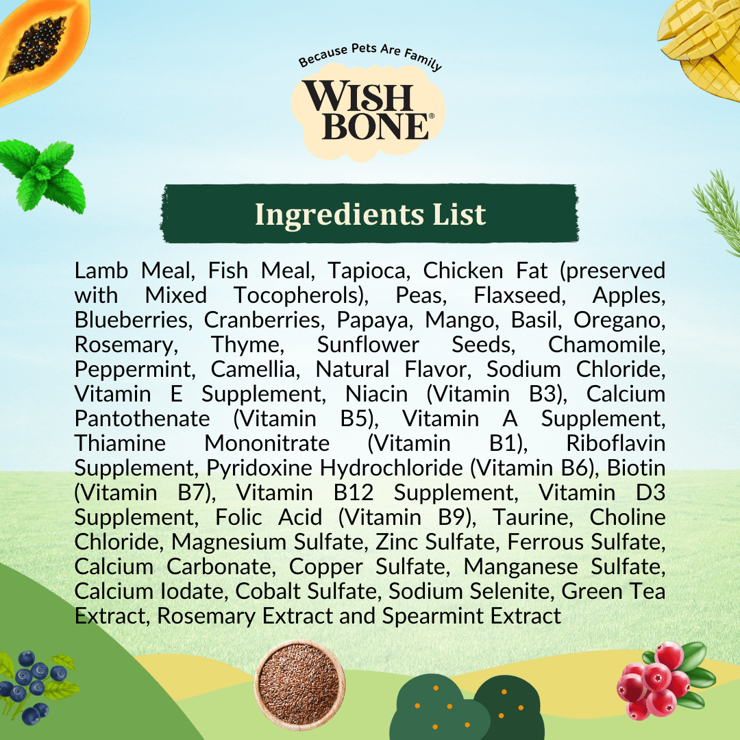 [Cat Trial Pack] Wishbone Pasture New Zealand Lamb Dry Cat Food - Wishbone Pet Foods NZ