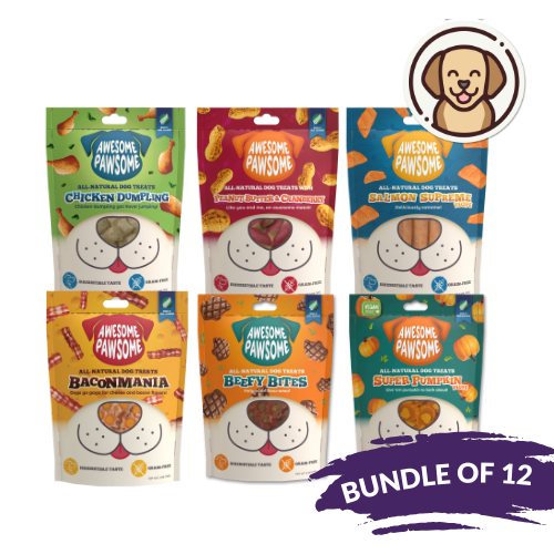 Awesome Pawsome 12 Pack All Natural Dog Treats