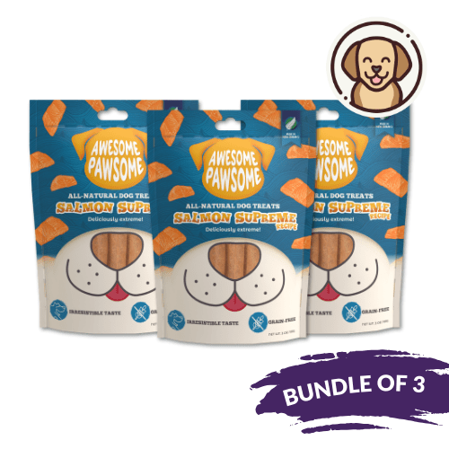 [Dog Treat Bundle of 3] Awesome Pawsome Salmon Supreme 85g - Wishbone Pet Foods NZ