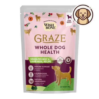 [Dog Trial Pack] Wishbone Graze New Zealand Beef and Lamb Dry Dog Food - Wishbone Pet Foods NZ