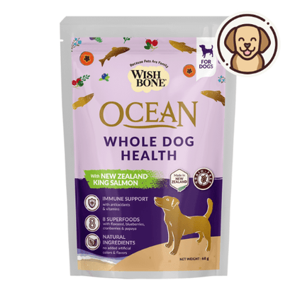 [Dog Trial Pack] Wishbone Ocean New Zealand King Salmon Dry Dog Food - Wishbone Pet Foods NZ