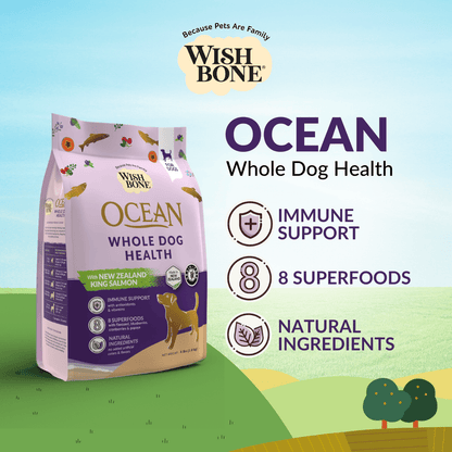 [Dog Trial Pack] Wishbone Ocean New Zealand King Salmon Dry Dog Food - Wishbone Pet Foods NZ