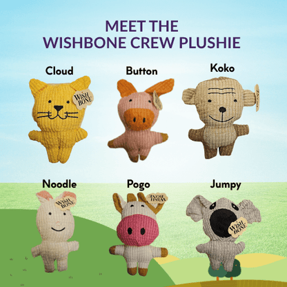 [NOT FOR SALE] Wishbone Crew Plushies – FREE Gift with Purchase - Wishbone Pet Foods NZ