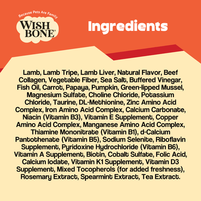 Wishbone Air-Dried Lamb Dog Food 454g - Wishbone Pet Foods NZ