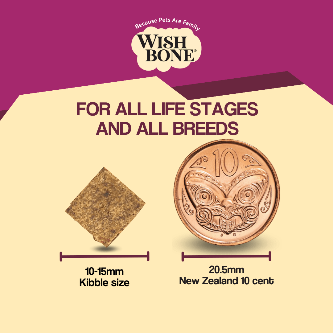 Wishbone Air-Dried Ocean Fish & Lamb Dog Food 454g - Wishbone Pet Foods NZ