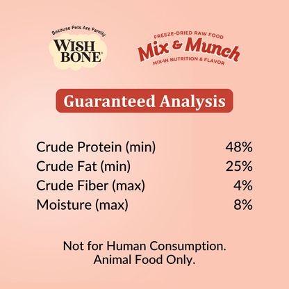 Wishbone Beef & Venison Freeze - Dried Raw Topper for Dogs 350g - Wishbone Pet Foods NZ