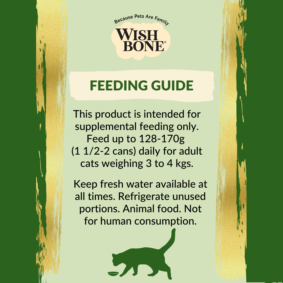 Wishbone Chicken & Clams - Cat Urinary Care Topper in Cans 85g - Wishbone Pet Foods NZ