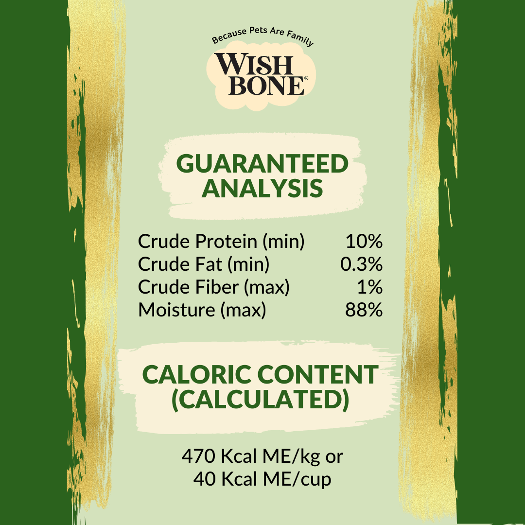 Wishbone Chicken & Clams - Cat Urinary Care Topper in Cans 85g - Wishbone Pet Foods NZ