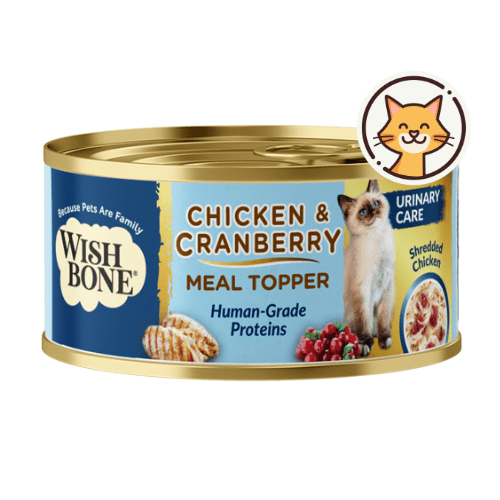 Wishbone Chicken & Cranberry - Cat Urinary Care Topper in Cans 85g - Wishbone Pet Foods NZ