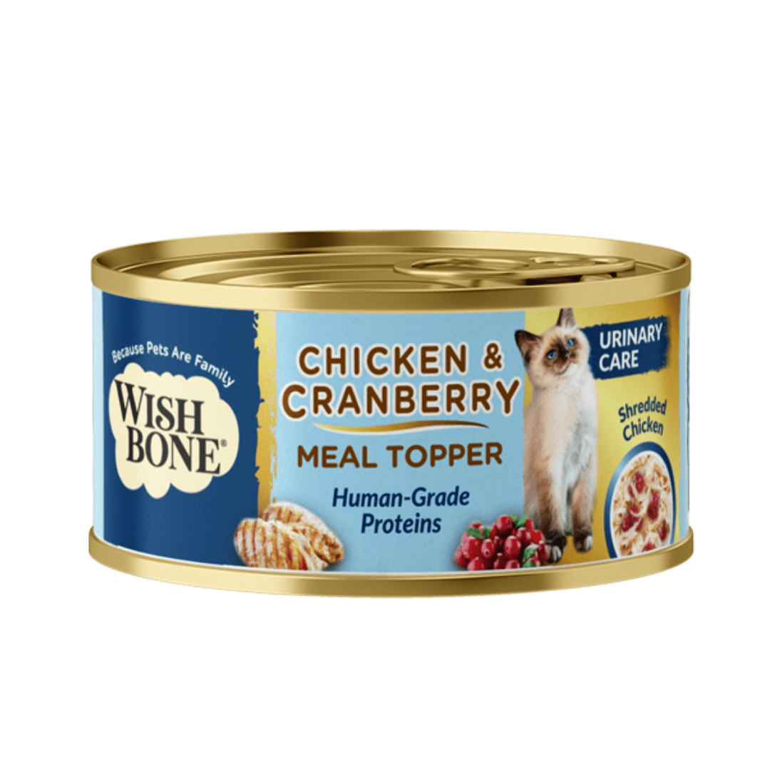 Wishbone Chicken & Cranberry - Cat Urinary Care Topper in Cans 85g - Wishbone Pet Foods NZ