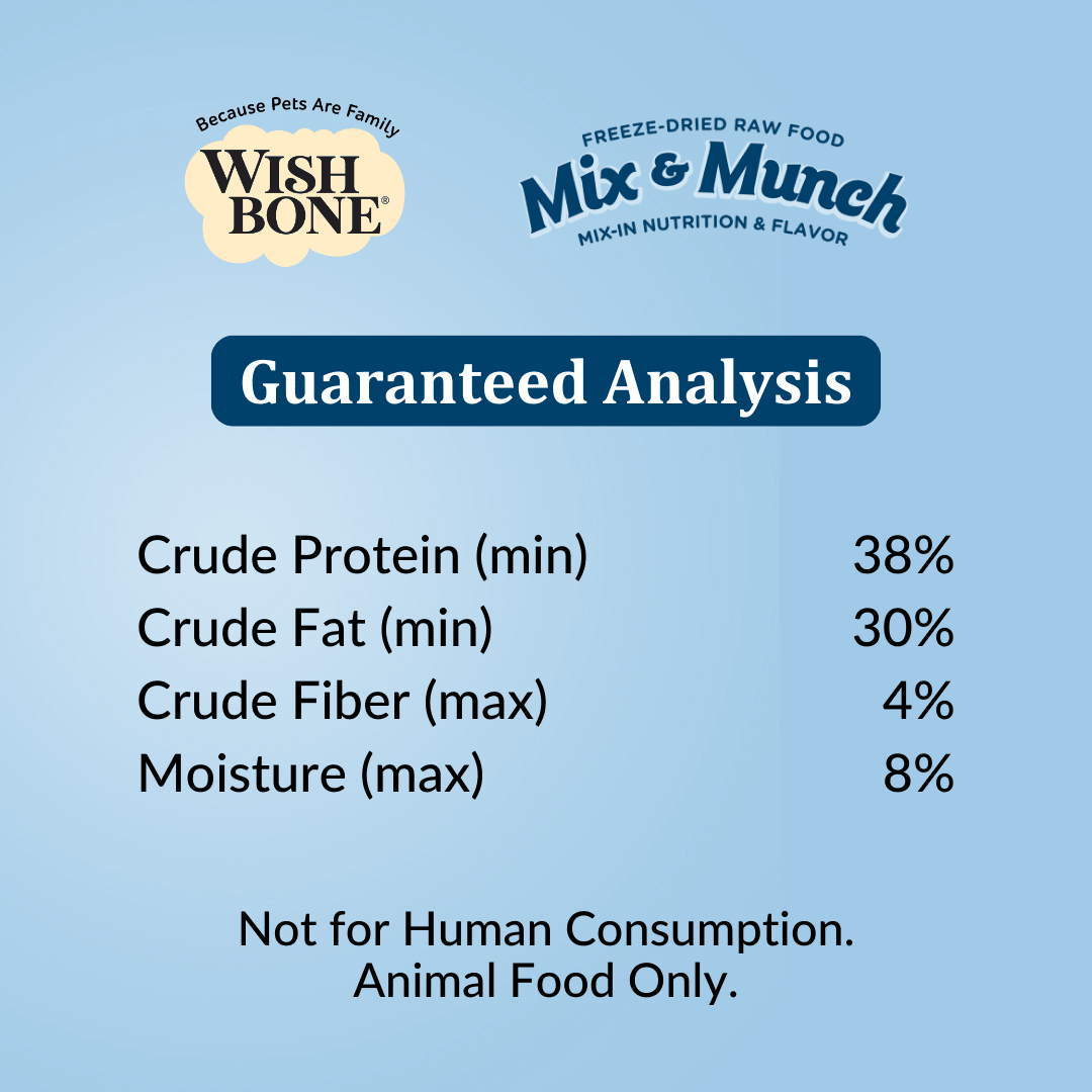 Wishbone Chicken & Rabbit Freeze - Dried Raw Topper for Dogs - 350g - Wishbone Pet Foods NZ