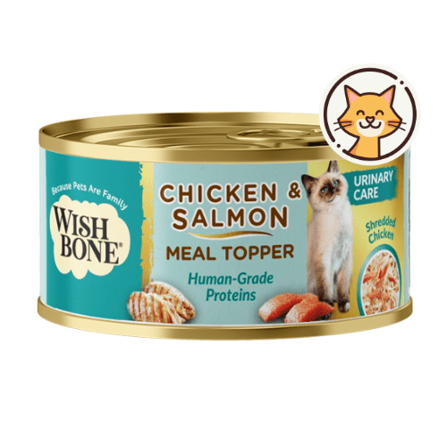 Wishbone Chicken & Salmon - Cat Urinary Care Topper in Cans 85g - Wishbone Pet Foods NZ