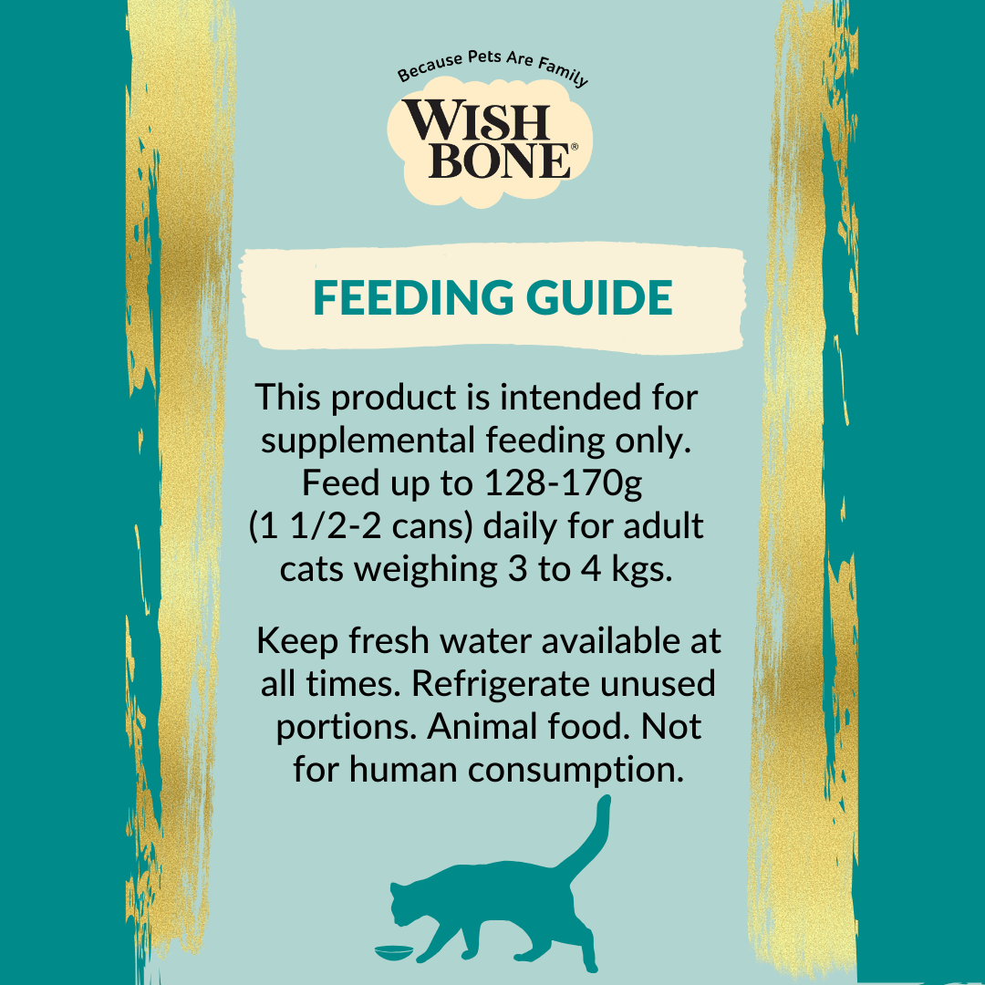 Wishbone Chicken & Salmon - Cat Urinary Care Topper in Cans 85g - Wishbone Pet Foods NZ