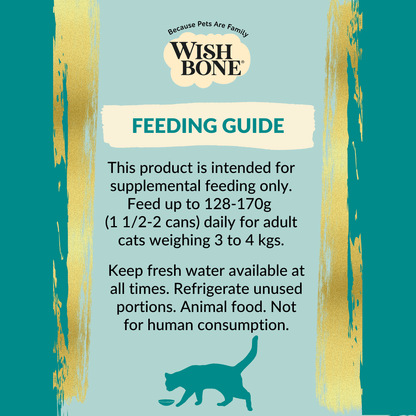 Wishbone Chicken & Salmon - Cat Urinary Care Topper in Cans 85g - Wishbone Pet Foods NZ