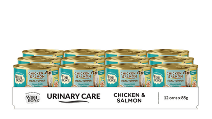 Wishbone Chicken & Salmon - Cat Urinary Care Topper in Cans 85g - Wishbone Pet Foods NZ