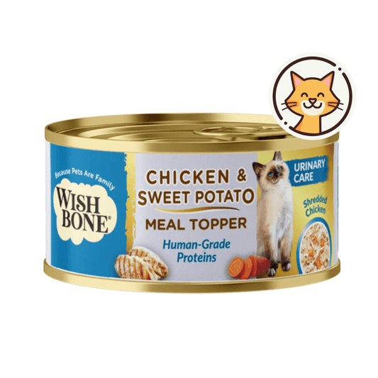 Wishbone Chicken & Sweet Potato - Cat Urinary Care Topper in Cans 85g - Wishbone Pet Foods NZ