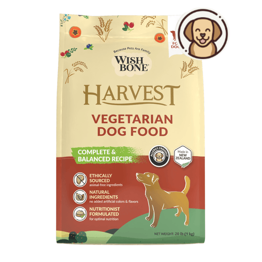 Wishbone Harvest Vegetarian Dog Food 9kg New Zealand recipe