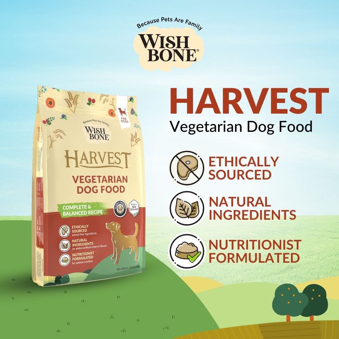 Natural vegetarian dog food by Wishbone Pet Foods