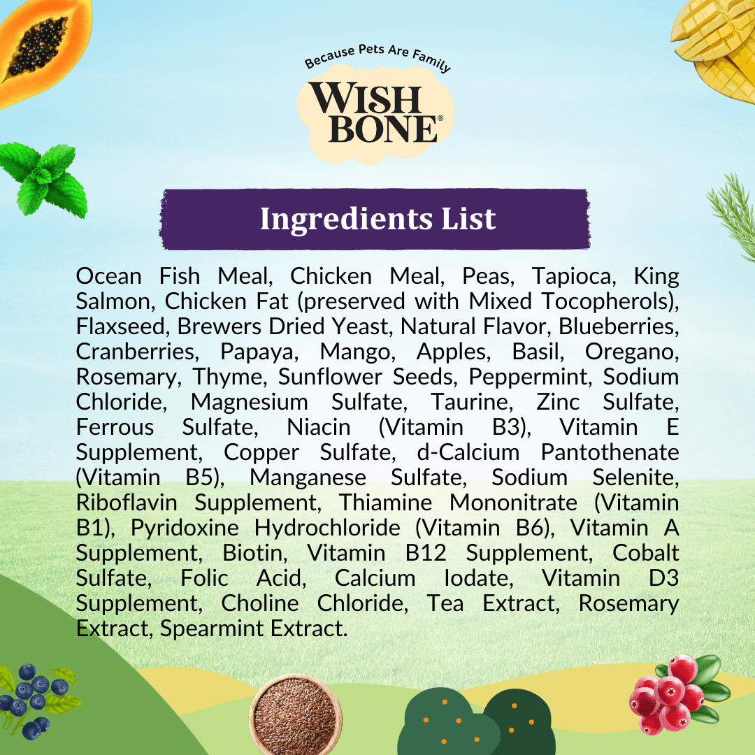 Wishbone Ocean cat kibble