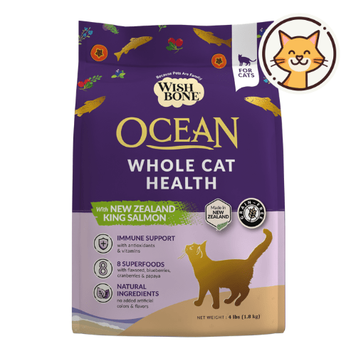 Wishbone Ocean New Zealand King Salmon Dry Cat Food