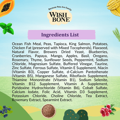 Wishbone Ocean for Dogs - New Zealand King Salmon 1.8kg, 9kg - Wishbone Pet Foods NZ