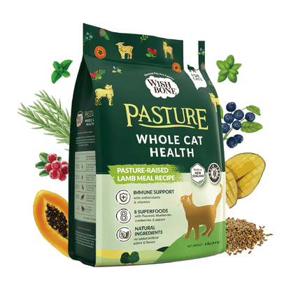 Wishbone Pasture for Cats - New Zealand Lamb 1.8kg, 4.5kg - Wishbone Pet Foods NZ
