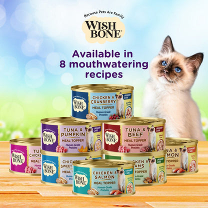Wishbone Tuna & Beef - Cat Urinary Care Topper in Cans 85g - Wishbone Pet Foods NZ