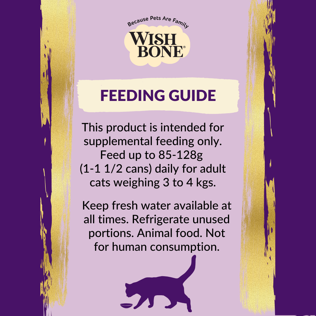 Wishbone Tuna & Pumpkin - Cat Urinary Care Topper in Cans 85g - Wishbone Pet Foods NZ