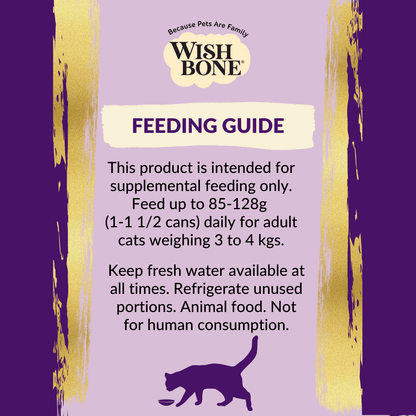 Wishbone Tuna & Pumpkin - Cat Urinary Care Topper in Cans 85g - Wishbone Pet Foods NZ