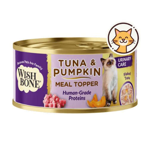 Wishbone Tuna & Pumpkin - Cat Urinary Care Topper in Cans 85g - Wishbone Pet Foods NZ